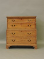Lot 603 - A George III chest on chest