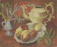 Lot 231 - Elizabeth Wright (1928-2015)
STILL LIFE WITH PEACHES