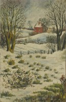 Lot 235 - Tom Wright (1921-1992)
DURRANT’S FARM
Signed and dated 1947 l.r.