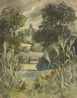 Lot 236 - Tom Wright (1921-1992)
LOOKING TOWARDS STOKE-BY-NAYLAND