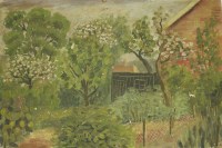 Lot 238 - Tom Wright (1921-1992)
BACK GARDENS
Signed and dated l.l.