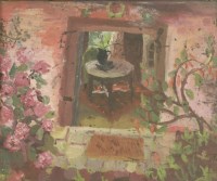 Lot 229 - Elizabeth Wright (1928-2015)
THROUGH THE WINDOW OF THE POUND
Oil on panel
32 x 38cm

*Artist's Resale Right may apply to this lot.