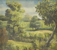 Lot 242 - Tom Wright (1921-1992)
A WOODED LANDSCAPE
Inscribed 'A British Camp