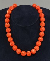 Lot 214 - A coral Necklace