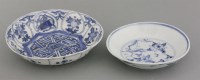 Lot 26 - Two small blue and white Dishes