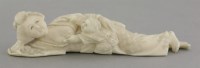 Lot 373 - An ivory Okimono