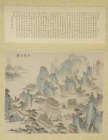 Lot 422 - Eight Chinese hanging scrolls