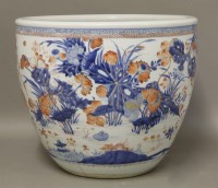 Lot 451 - A Chinese Imari fish bowl