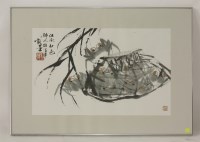 Lot 261 - Fu Hua (b.1928)
CRABS
Ink and colour on paper