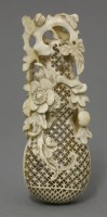 Lot 202 - A Canton ivory Pomander