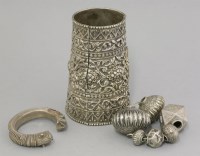 Lot 129 - A Malay silver Bracelet