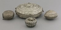 Lot 133 - A silver Tobacco Box ('Chelpa')