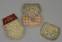 Lot 137 - Three Chinese Straits silver and silver gilt Wedding Purses