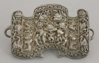 Lot 148 - A Chinese silver Buckle