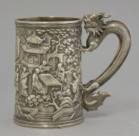 Lot 150 - A Chinese silver Mug