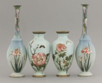 Lot 310 - A pair of slender Vases