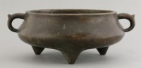 Lot 467 - A bronze incense burner