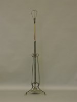 Lot 622 - An Art Nouveau telescopic standard lamp