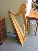 Lot 578 - An R W J Norton sitting harp