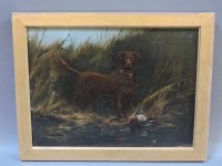 Lot 477 - George Edward Lodge
'JUNO'
Oil on canvas
23.5 x 31cm
Provenance: given to the vendor's grandmother by the artist