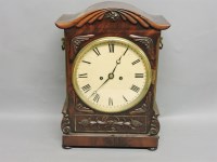 Lot 453 - A Regency mahogany bracket clock