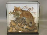 Lot 454 - A late 20th century taxidermy dog fox