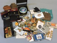 Lot 95 - A large collection of automobilia pins