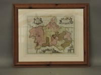 Lot 489 - A late 17th century Dutch map of Middlesex and Hertfordshire