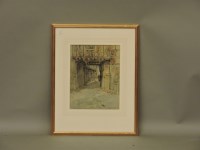 Lot 501 - George F Nicholls
‘THE ANCIENT GATEWAY AT EVESHAM’
Signed