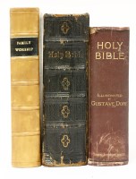 Lot 339 - ILLUSTRATED BIBLES: 1.  Brown's Self Interpreting Family Bible.  L