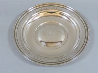 Lot 178 - An American sterling silver pierced dish