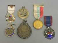 Lot 128 - A collection of Masonic medals