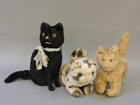 Lot 304 - A black clockwork cat