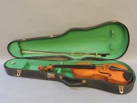 Lot 428 - A violin