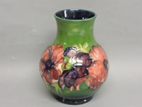 Lot 258 - A Moorcroft 'Clematis' vase