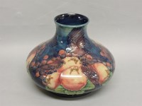 Lot 263 - A Moorcroft 'Finches' pattern vase