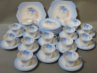 Lot 395 - A Shelley part tea service