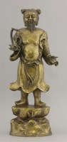 Lot 165 - A bronze Figure of Lan Caihe