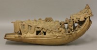 Lot 229 - A large and rare bamboo Carving