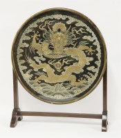 Lot 243 - An embroidered Roundel