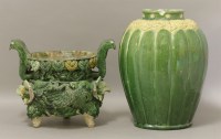 Lot 441 - A lobed vase