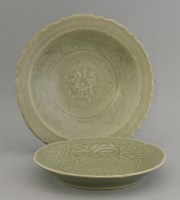 Lot 445 - A Longquan celadon dish