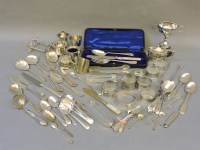 Lot 97 - An assortment of loose silver