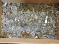 Lot 341 - A large quantity of cut glass decanter and bottle stoppers