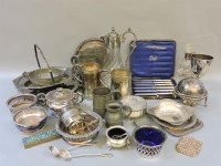 Lot 368 - 19th century and later silver plate