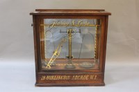 Lot 450 - A cased brass scales case