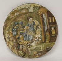 Lot 2 - A rare maiolica Dish