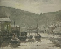 Lot 254 - Emily Murray Paterson RSW (1855-1934)
A CORNISH HARBOUR
Indistinctly signed l.r.