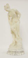 Lot 162 - An alabaster figure