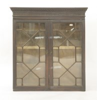 Lot 408 - A George III mahogany bookcase top